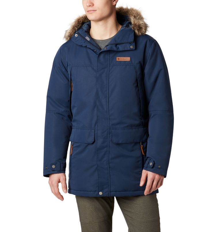 Olive Green Men's Columbia South Canyon Parkas | WSBEHV-216 - Columbia Outlet Online