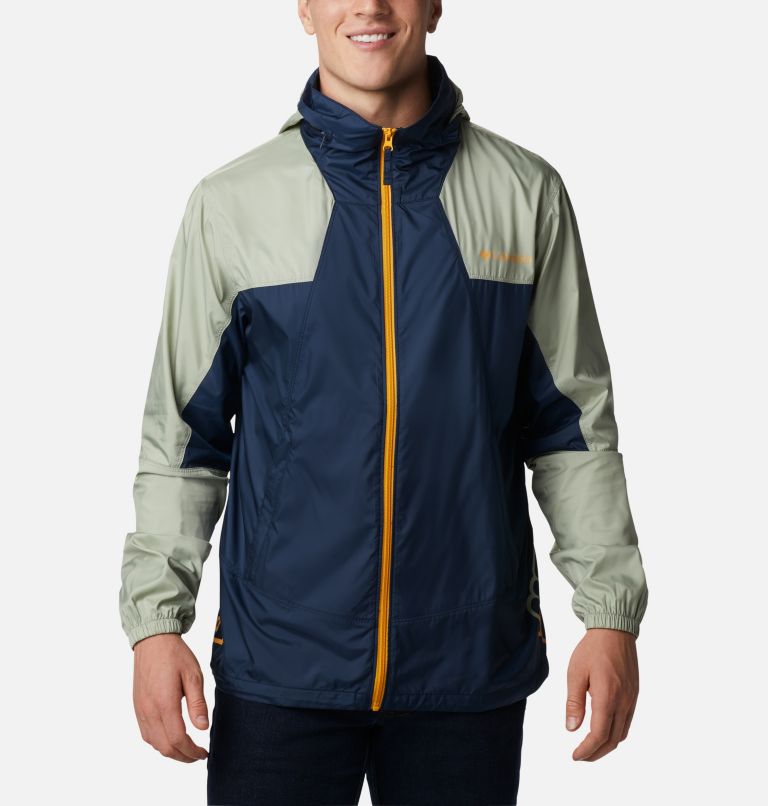 Black Grey Men's Columbia Point Park Windbreaker | JKIRYD-417 - Columbia Outlet Online