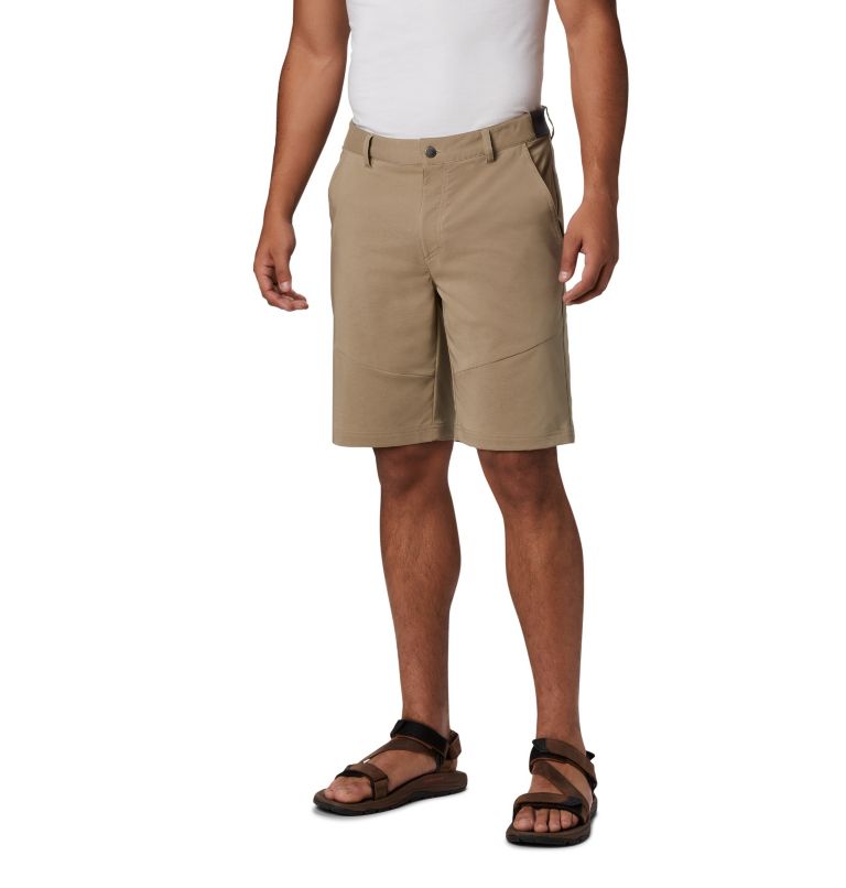 Green Men's Columbia Tech Trail Shorts | HDZFYU-526 - Columbia Outlet Online