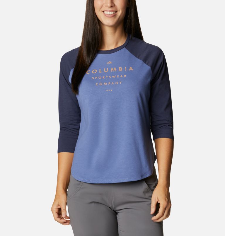Orange Women's Columbia Sun Trek T-Shirt | EFBSNX-476 - Columbia Outlet Online