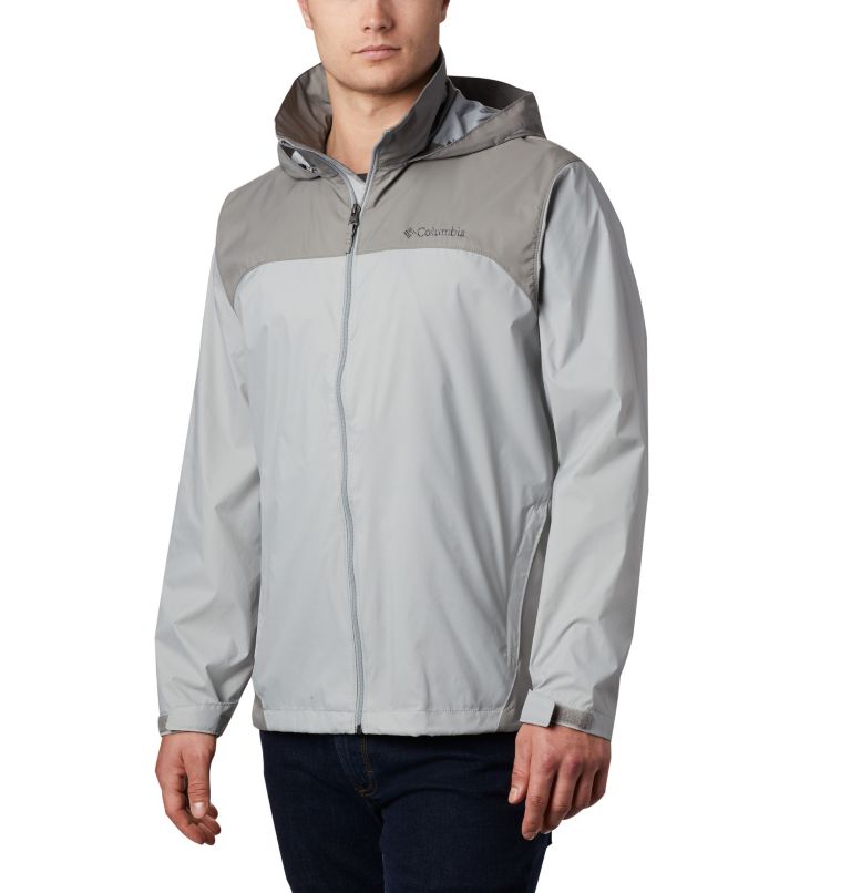 Grey Men's Columbia Glennaker Lake Rain Jacket | FGRZBS-625 - Columbia Outlet Online