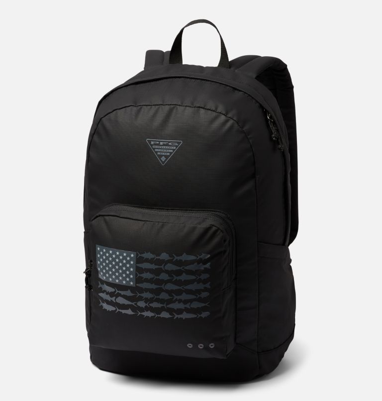 Black Green Kids' Columbia PFG Zigzag 22L Backpacks | JNXIPS-248 - Columbia Outlet Online