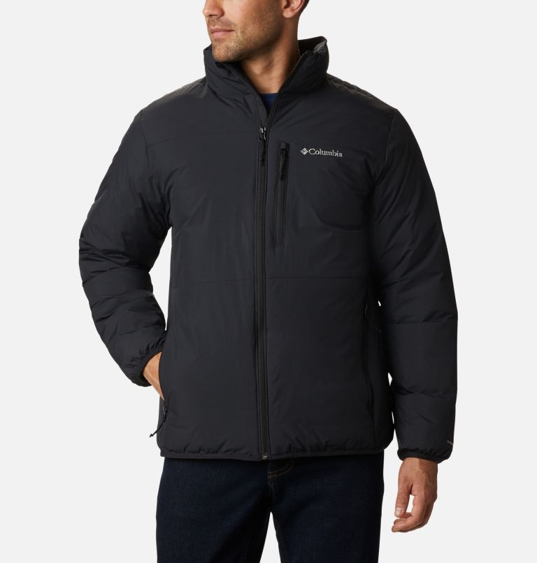 Black Men's Columbia Grand Wall Insulated Jacket | EGULVF-317 - Columbia Outlet Online