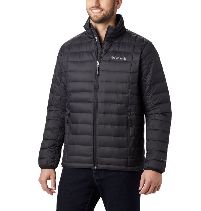 Black Men's Columbia Voodoo Falls 590 Down Jacket | YKICXU-851 - Columbia Outlet Online