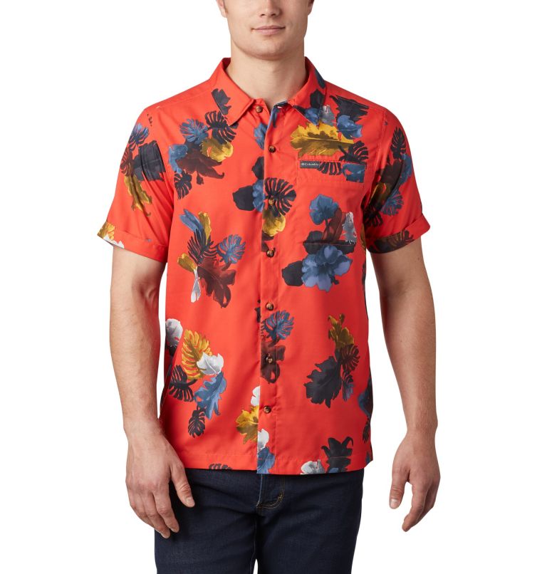 Multicolor Men's Columbia Outdoor Elements Shirts | FIJWLK-142 - Columbia Outlet Online
