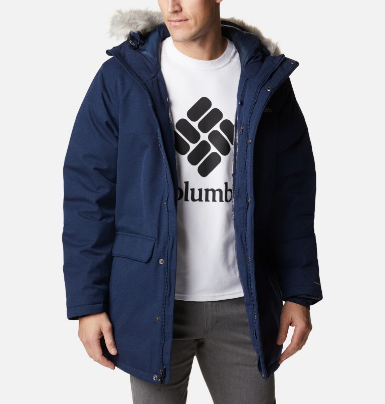 Black Men's Columbia Bronson Road Parkas | DIQBRC-846 - Columbia Outlet Online