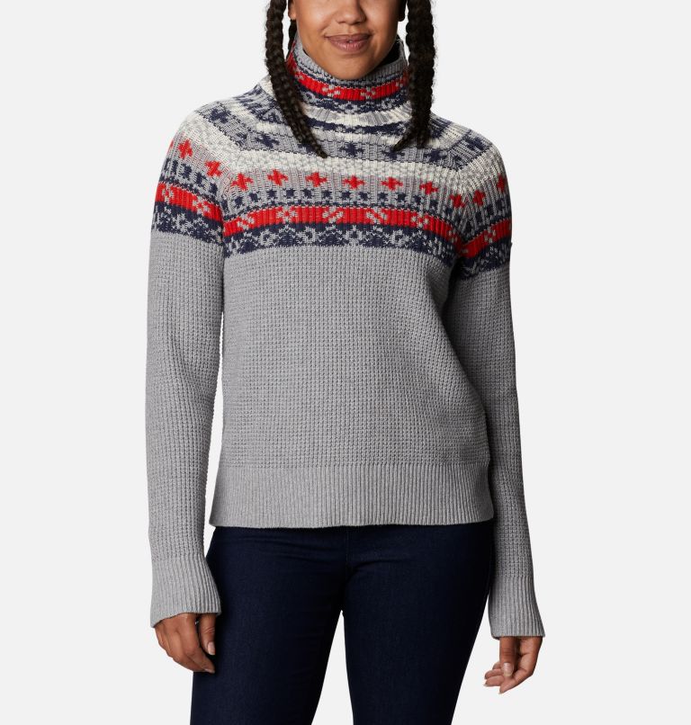 Red Women's Columbia Pine Street Sweaters | BEYXAP-453 - Columbia Outlet Online