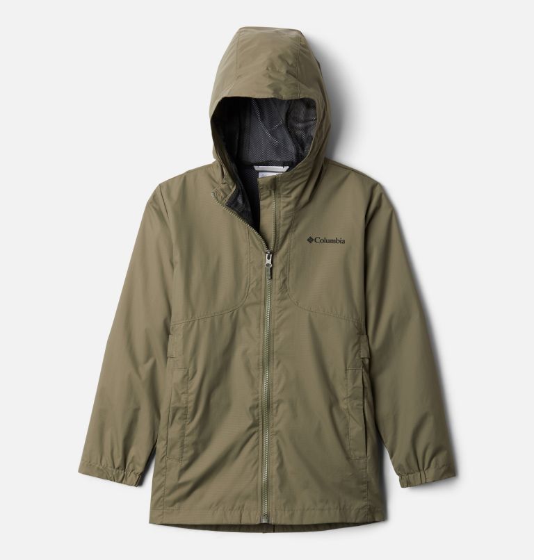 Green Kids' Columbia City Trail Windbreaker | CTWXRI-047 - Columbia Outlet Online