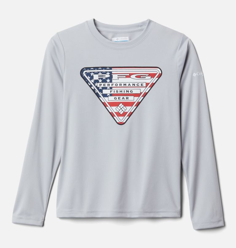 Navy Kids' Columbia PFG Terminal Tackle Shirts | GBPMFV-689 - Columbia Outlet Online