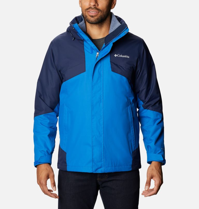 Blue Men's Columbia Bugaboo II Interchange 3 In 1 Jacket | DUQYWG-832 - Columbia Outlet Online