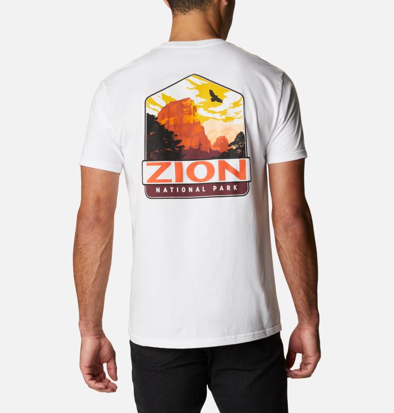 Blue Men's Columbia PHG T-Shirt | XFHDRT-875 - Columbia Outlet Online