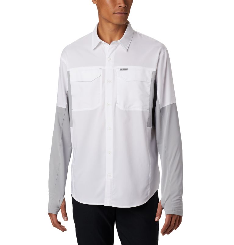 Green Men's Columbia Silver Ridge Shirts | RSGXOZ-245 - Columbia Outlet Online