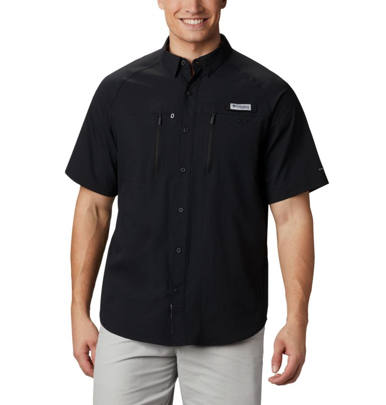 White Men's Columbia PFG Terminal Tackle Fishing Shirts | JSXPRL-920 - Columbia Outlet Online