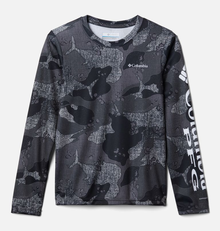 Blue Kids' Columbia PFG Super Terminal Tackle Shirts | KNPXSZ-254 - Columbia Outlet Online