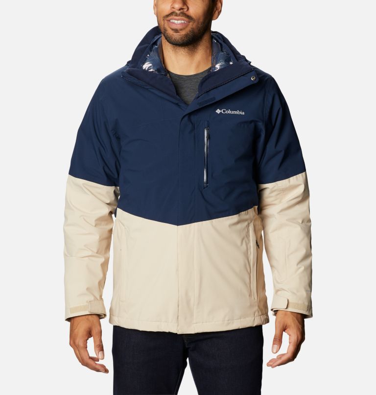 Blue Men's Columbia Wild Card Interchange 3 In 1 Jacket | IXVMWR-741 - Columbia Outlet Online