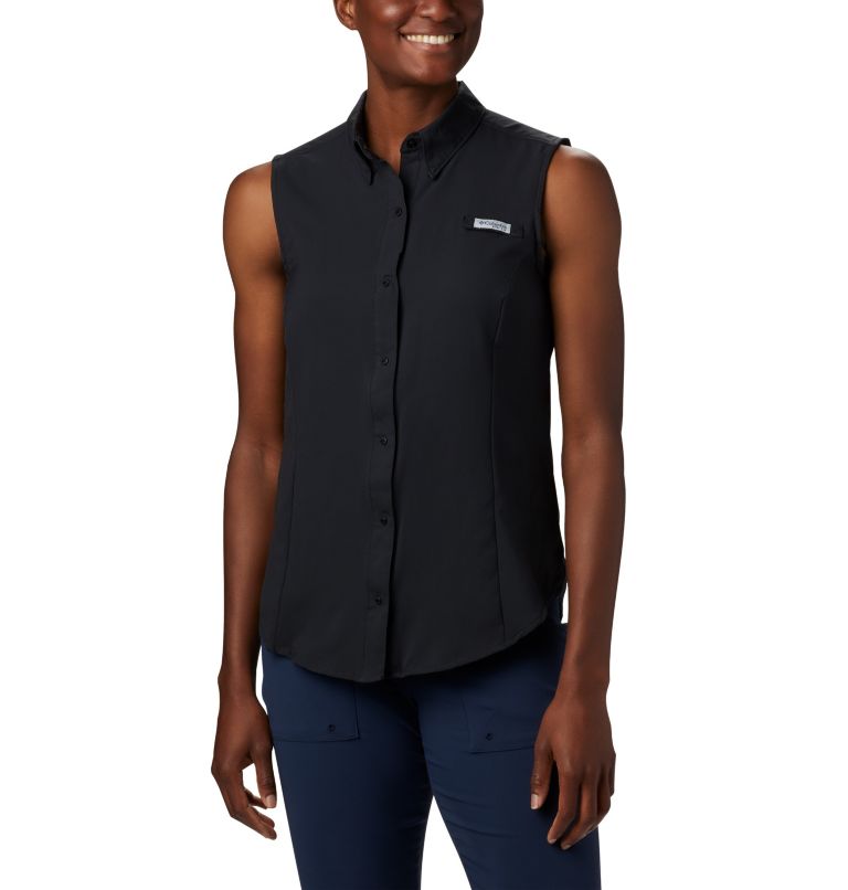 White Women's Columbia PFG Tamiami Shirts | FQNGAB-104 - Columbia Outlet Online