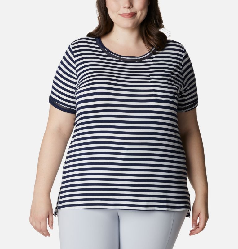 Red Women's Columbia Slack Water T-Shirt | PNBRHO-730 - Columbia Outlet Online