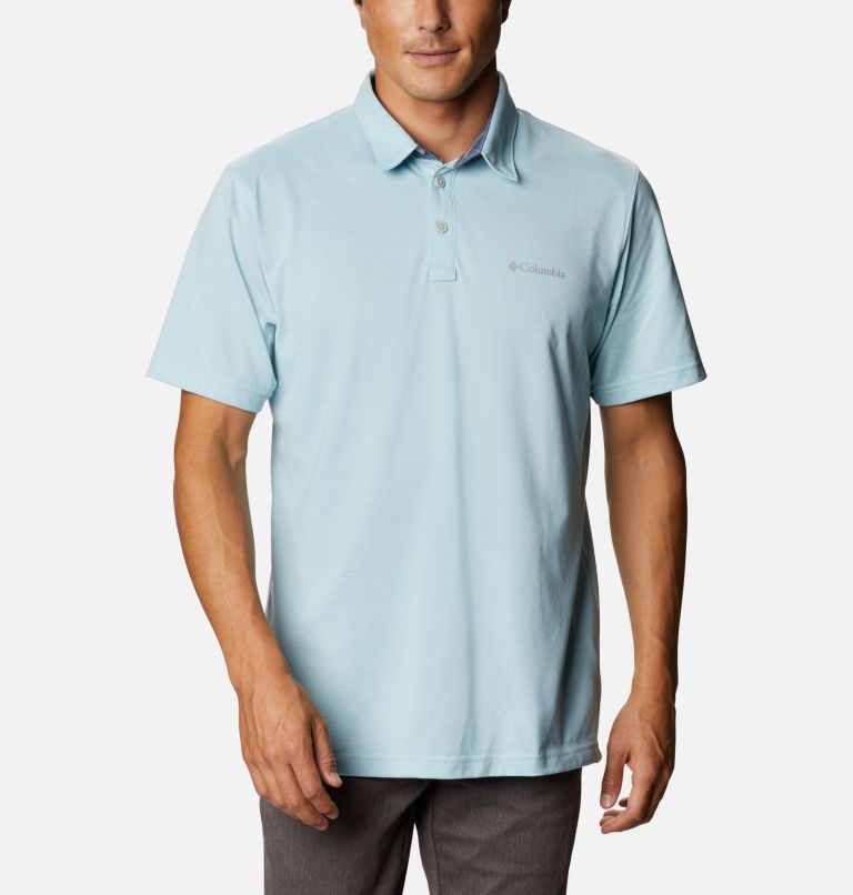 Blue Men's Columbia Thistletown Ridge Polo | KXZTLN-357 - Columbia Outlet Online