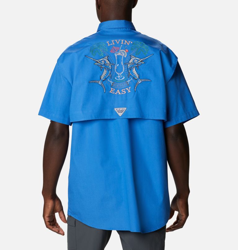 Blue Men's Columbia Bonehead Shirts | RZGWTP-657 - Columbia Outlet Online