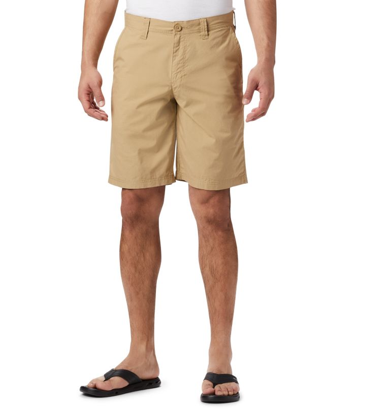 Red Men's Columbia Washed Out Shorts | UFZNHA-485 - Columbia Outlet Online