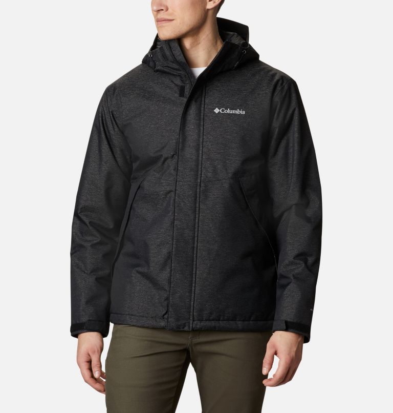 Black Men's Columbia Ridge Gates Insulated Jacket | KPIOZL-263 - Columbia Outlet Online