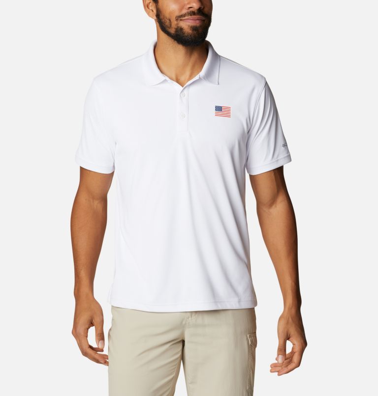 Red Men's Columbia PFG Terminal Tackle Polo | MVWKON-231 - Columbia Outlet Online