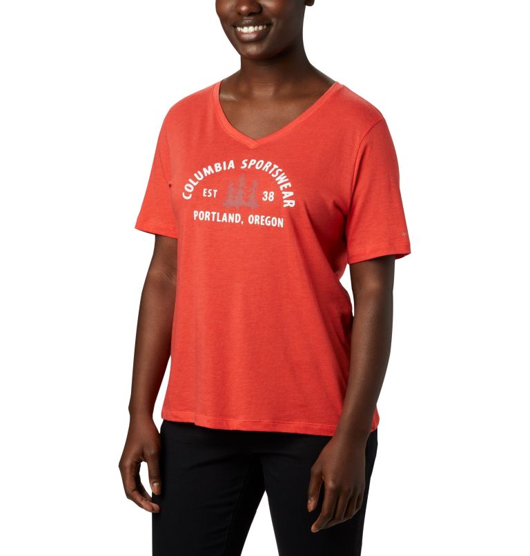 White Women's Columbia Mount Rose T-Shirt | FVAQGS-985 - Columbia Outlet Online