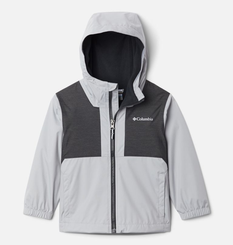 Grey Black Kids' Columbia Rainy Trails Fleece Jacket | IRBVAW-125 - Columbia Outlet Online