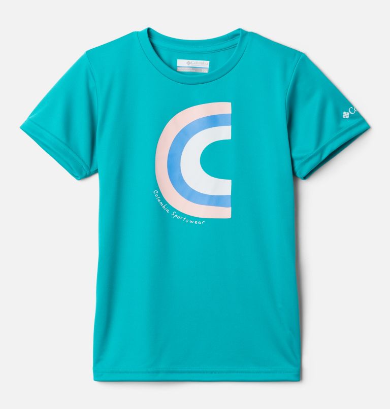 Blue Kids' Columbia Petit Pond T-Shirt | DFVYXR-562 - Columbia Outlet Online