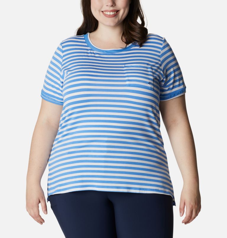 Red Women's Columbia Slack Water T-Shirt | PNBRHO-730 - Columbia Outlet Online