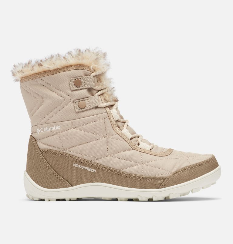 Beige Women's Columbia Minx Shorty III Boots | PUGLAQ-276 - Columbia Outlet Online