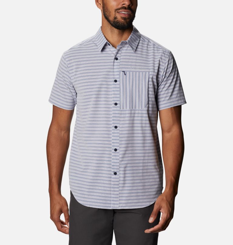 Black Men's Columbia Twisted Creek II Shirts | CYKPRX-536 - Columbia Outlet Online