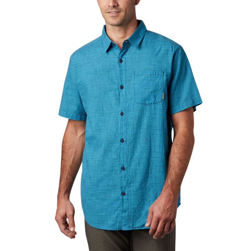 Yellow Men's Columbia Under Exposure Shirts | DYWPXG-836 - Columbia Outlet Online