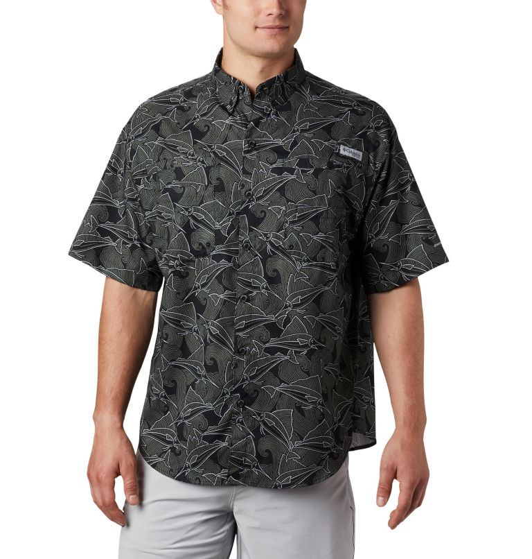 Blue Men's Columbia PFG Super Tamiami Shirts | LKGVHN-613 - Columbia Outlet Online