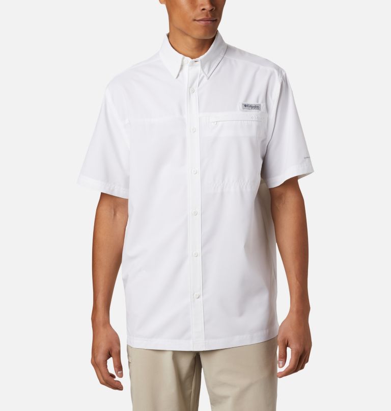 Green Men's Columbia PFG Grander Marlin Shirts | RJSUPX-940 - Columbia Outlet Online