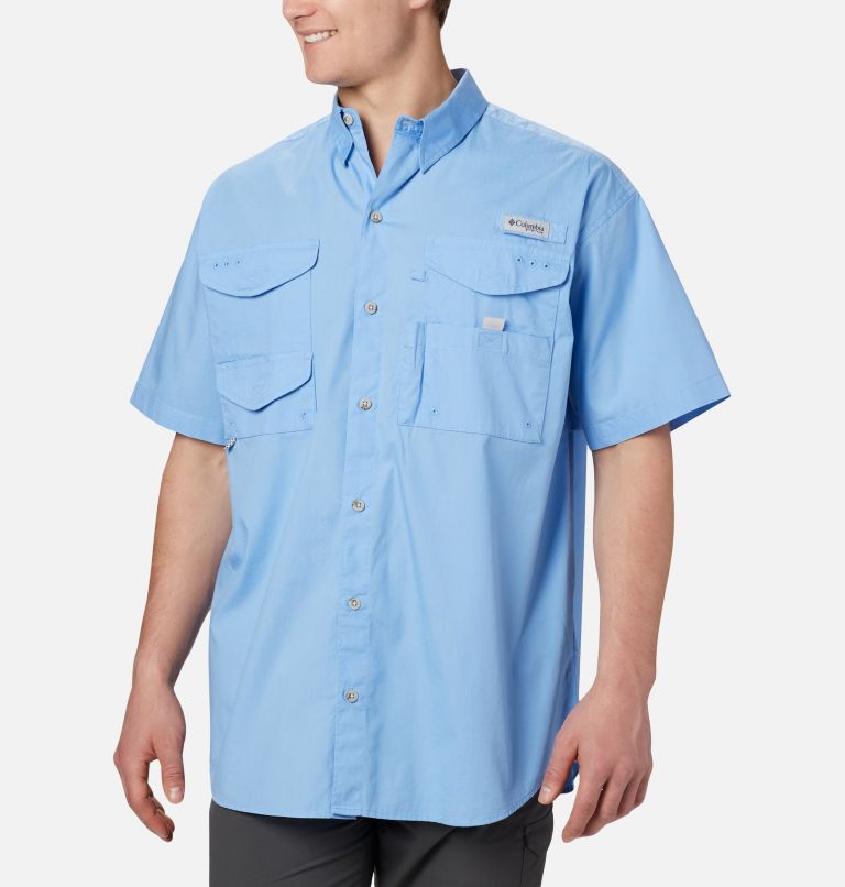 Green Men's Columbia PFG Bonehead Fishing Shirts | CDGXSP-471 - Columbia Outlet Online