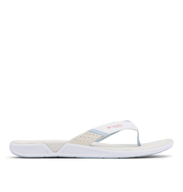 White Women's Columbia Rostra PFG Sandals | LBURSI-104 - Columbia Outlet Online