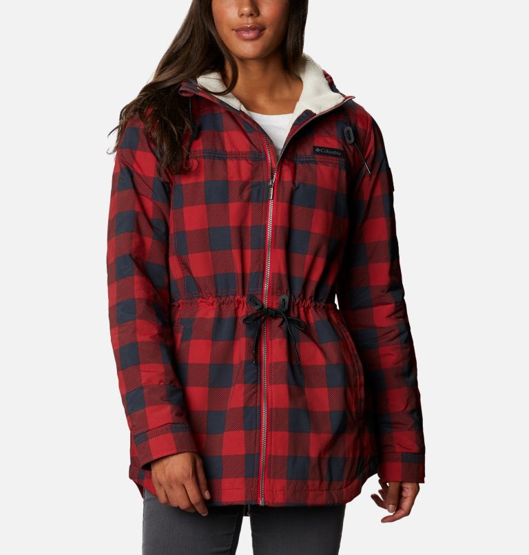 Red Women's Columbia Chatfield Hil Insulated Jacket | RTWCOM-183 - Columbia Outlet Online