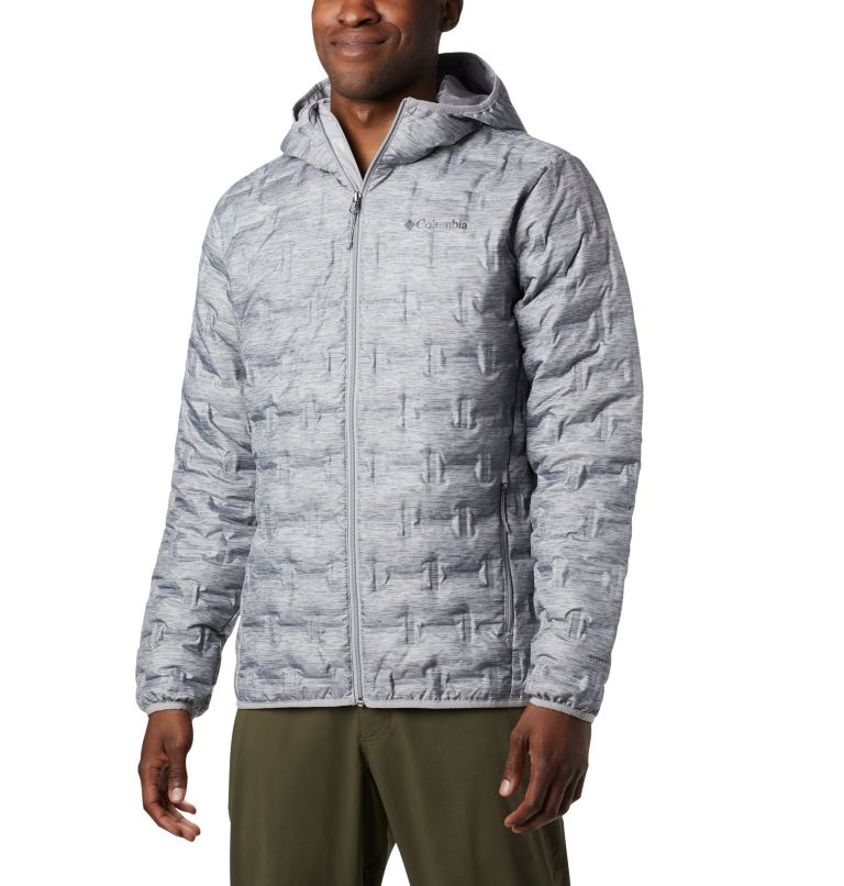Blue Men's Columbia Delta Ridge Down Jacket | FEHZXD-769 - Columbia Outlet Online
