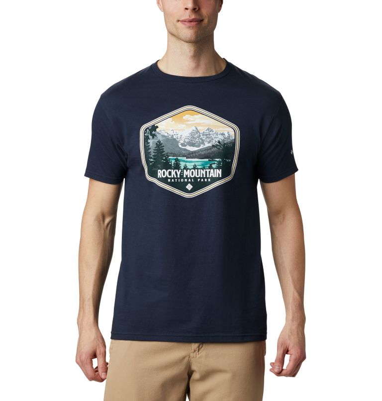 Black Men's Columbia Pegasus T-Shirt | JOUHNQ-421 - Columbia Outlet Online
