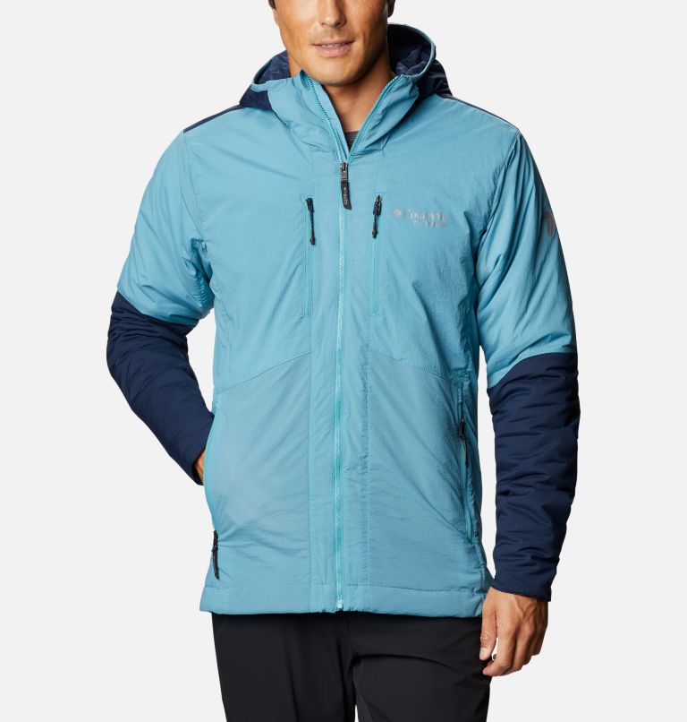 Yellow Navy Men's Columbia Peak Pursuit Ski Jacket | JABZLC-587 - Columbia Outlet Online