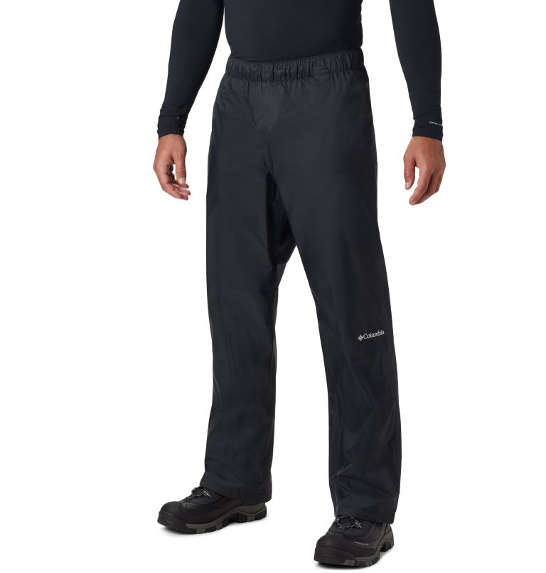 Black Men's Columbia Rebel Roamer Rain Pants | GTNKXQ-375 - Columbia Outlet Online