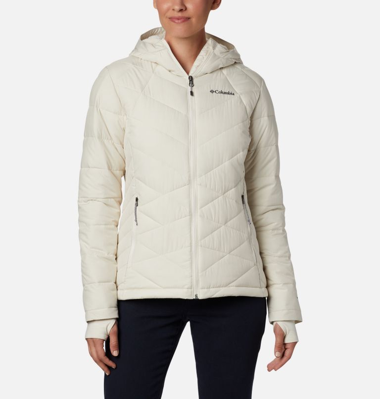 Black Women's Columbia Heavenly Hooded Jacket | RAIUWH-341 - Columbia Outlet Online
