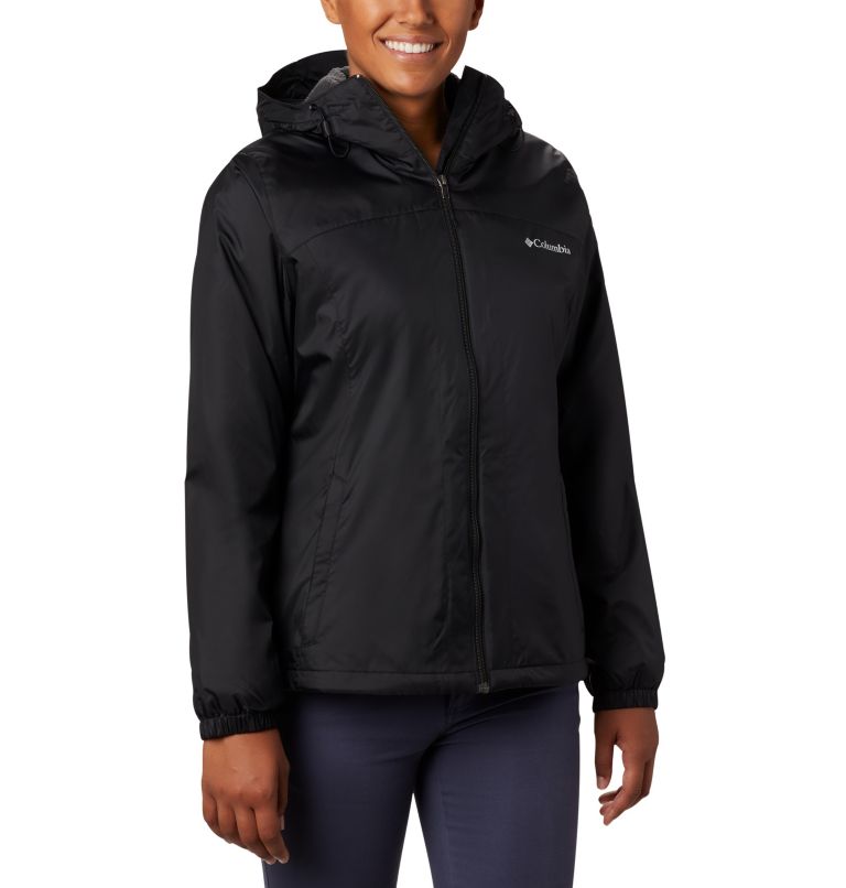 Blue Women's Columbia Switchback Sherpa Rain Jacket | KZPLRY-983 - Columbia Outlet Online