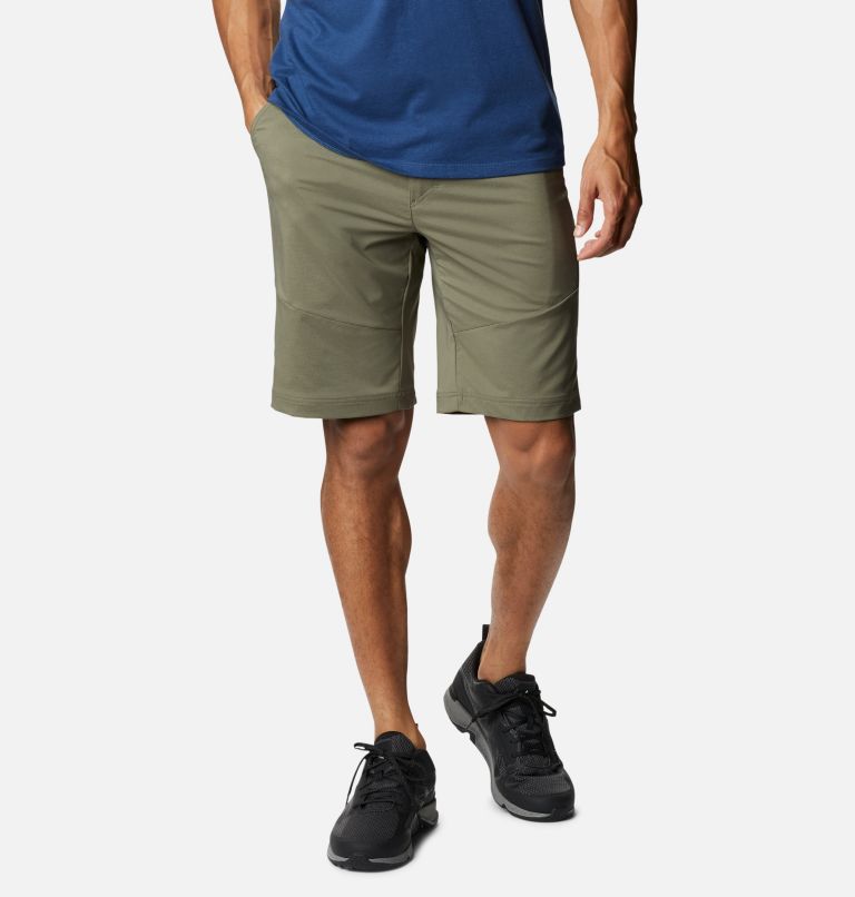 Green Men's Columbia Tech Trail Shorts | HDZFYU-526 - Columbia Outlet Online