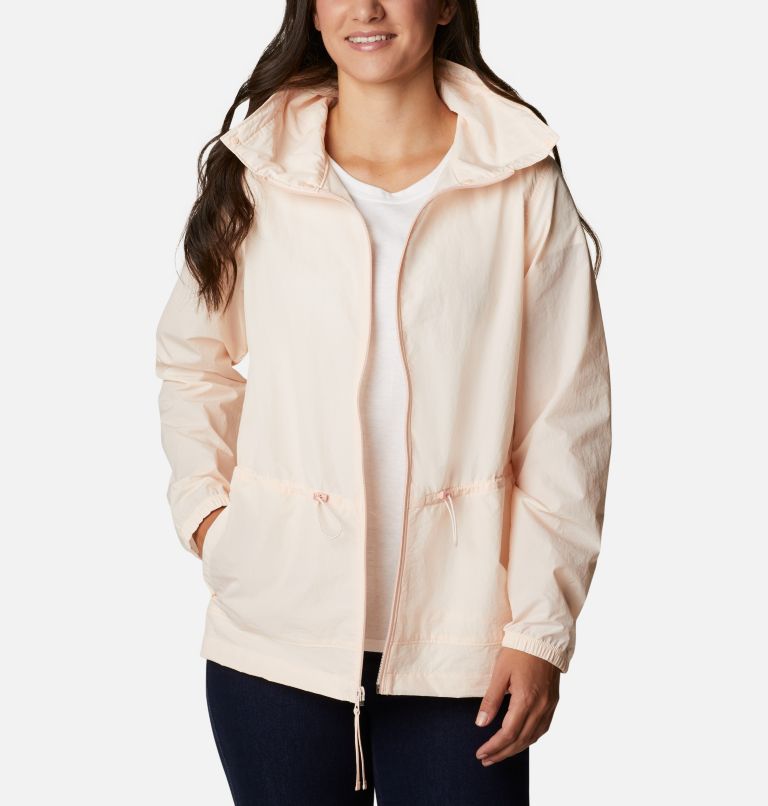 White Women's Columbia Wild Willow Windbreaker | MVAKTQ-467 - Columbia Outlet Online
