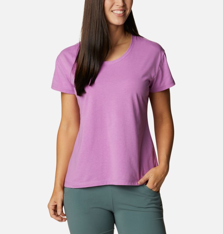 Orange Women's Columbia Sun Trek T-Shirt | EFBSNX-476 - Columbia Outlet Online