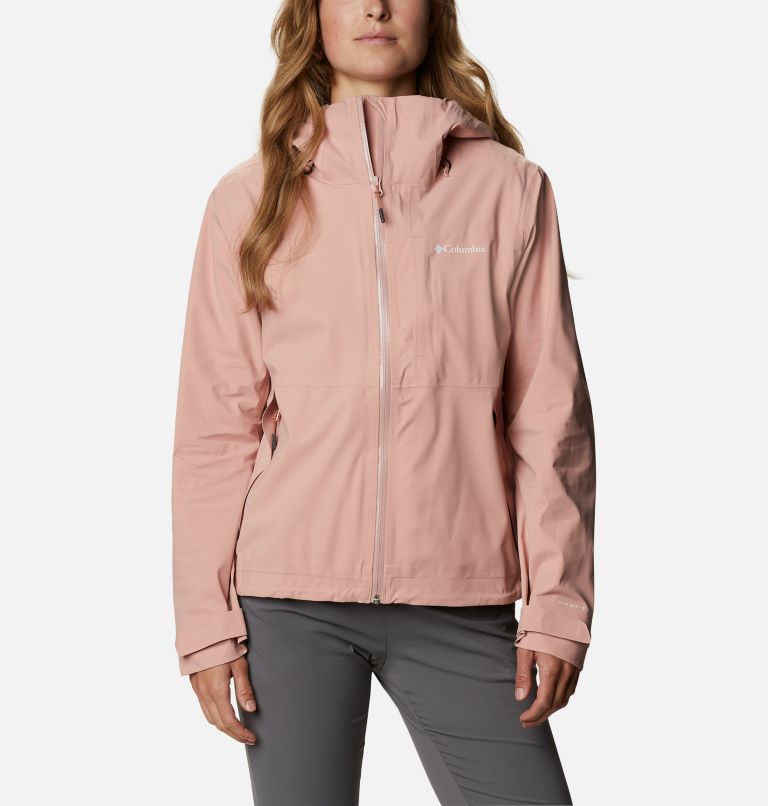 Black Women's Columbia Omni-Tech Rain Jacket | OBULIV-768 - Columbia Outlet Online