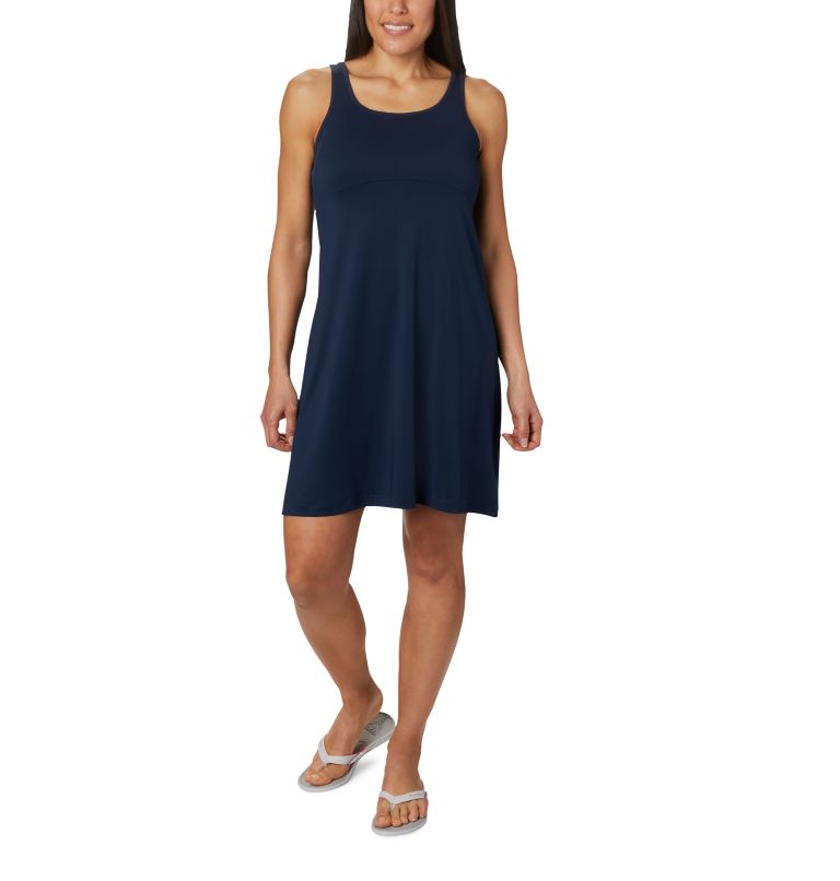 Blue Women's Columbia PFG Freezer III Dresses | PKEFGH-965 - Columbia Outlet Online