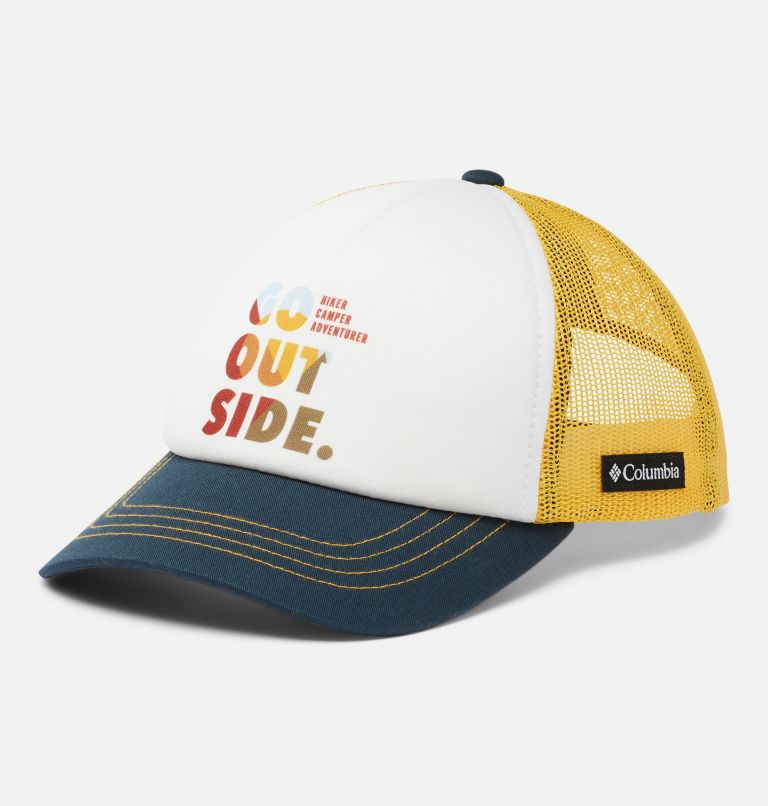 White Kids' Columbia Trucker Hats | CHDVJT-567 - Columbia Outlet Online